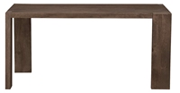 Ensemble de table de chambre d'intérieur en bois massif avec mousse haute densité en tissu de luxe et accents métalliques