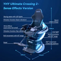 Máquina de Juegos de Realidad Virtual Profesional YHY, Efectos de Movimiento 3 DOF, Silla de Cine 9D VR con Movimiento
