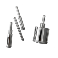 10 pièces/ensemble électrolytique de foret de noyau de diamant trou scie ensemble avec boîte En Aluminium