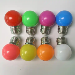 Màu đỏ màu xanh lá cây màu vàng trắng Round Shape golfball E27 chủ 220V G45 <span class=keywords><strong>Globe</strong></span> đầy màu sắc LED bóng đèn - Product Image 5