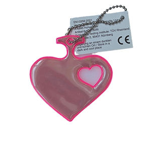 Özel çeşitli stil moda çevre dostu yumuşak akrilik refleks fanny anahtar zincirleri kolye promosyon hediyeler yansıtıcı pvc anahtarlık - Product Image 6