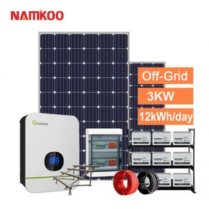 ระบบโซลาร์เซลล์ออฟกริดใหม่เอี่ยม 5000 วัตต์ ระบบโซลาร์เซลล์ออฟกริด 5000 วัตต์ คุณภาพสูง - Product Image 1