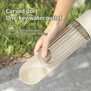 ขวดน้ำสำหรับสัตว์เลี้ยงอเนกประสงค์พร้อมดีไซน์พกพาป้องกันการรั่วซึมสำหรับแมวและสุนัขเดินเล่นกลางแจ้ง - Product Image 3