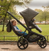 Siège double tandem pour poussette, hamac pour bébé et tout-petit, en polyester, capacité de charge 12 kg, pliable, pour 6 mois à 3 ans