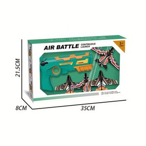 Jouet <span class=keywords><strong>de</strong></span> combat aérien : Lanceur d'avion en mousse, planeur volant, pistolet lanceur <span class=keywords><strong>de</strong></span> jouets pour <span class=keywords><strong>jeux</strong></span> en plein air - Product Image 6