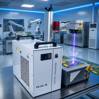Machine laser UV ACTION 5W HYUL-5 avec contrôleur Ruida, compatible LightBurn, haute précision, refroidissement par air CNC, graveur de précision DXF