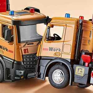 أحدث لعبة من HUINA ، رافعة خشب للكبار ، شاحنات بتحكم عن بعد ، نموذج سيارة قلاب ، لعبة راديو جي ، ألعاب ببطارية للأولاد والأطفال - Product Image 6