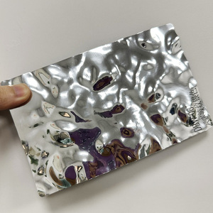 <span class=keywords><strong>Film</strong></span> décoratif auto-adhésif I386 effet vague d'eau pour plafond, miroir mural métallique ondulé pour KTV et mariages - Product Image 4