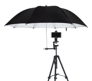 Trépied Yunteng 5228 pour téléphone portable et appareil photo, parapluie de protection solaire extérieur, support triangulaire pour selfie et diffusion en direct - Product Image 2