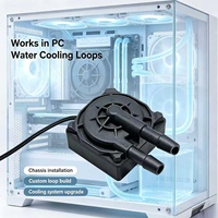Pompe à eau à roulement à billes Everflow P67E IP67, pour refroidissement industriel, mini-pompe de refroidissement pour ordinateur de bureau DDC, type split, 12V 450L/H 3.5M