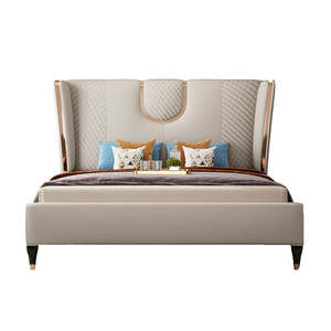 FENDY-Mobilier moderne de luxe pour chambre à coucher, lit rembourré - Product Image 3