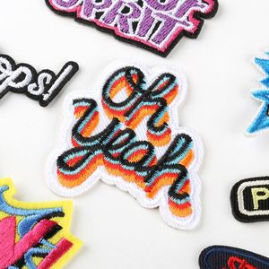 Écussons brodés personnalisés, badges, logos de marque, vente en gros, lettres thermocollantes pour vêtements - Product Image 3