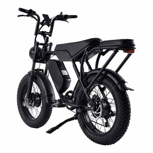 จัดส่งรวดเร็ว รถมอเตอร์ไซค์ไฟฟ้าวิบาก 60V 30Ah 2000W <span class=keywords><strong>7</strong></span> สปีด 30 ไมล์ต่อชั่วโมง ยางขนาด 20*4 นิ้ว ระบบเบรกไฮดรอลิก มอเตอร์คู่ - Product Image 3