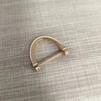 Accessoires de porte-clés en gros directement de l'usine : Fermoir fer à cheval en métal plaqué, anneau en D, boucle de porte-clés de voiture de haute qualité, abordable
