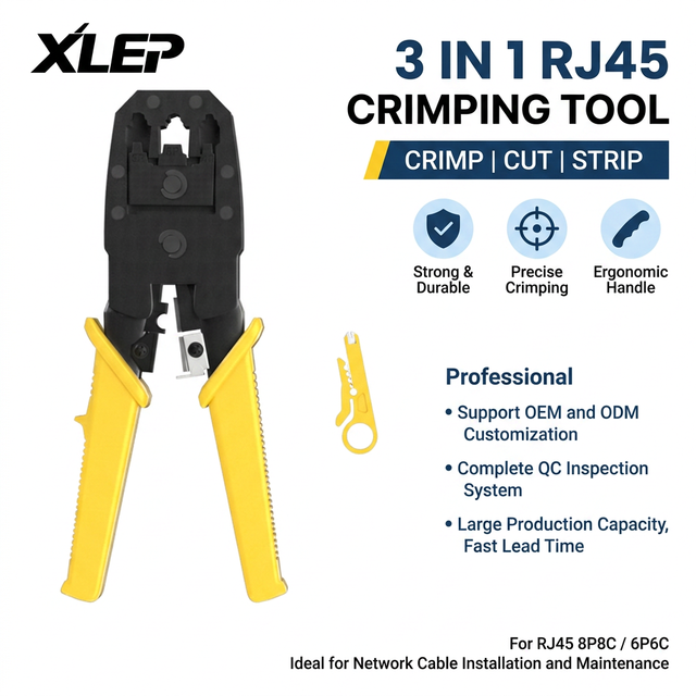 Cat5e Cat6 Rj45 Crimping Tool Network Cable Crimper Plier Hand Tools for Wire Cable Crimping RJ45 Crimp Plier