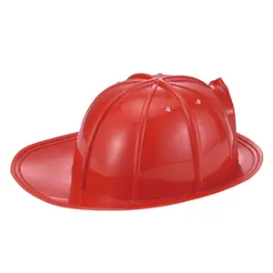 Casco de seguridad de plástico de PVC para bombero, diadema ajustable para niños