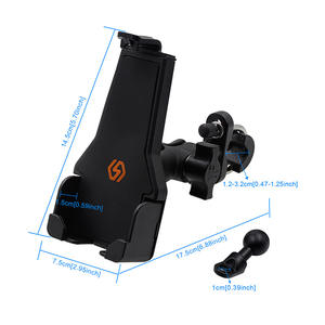 Support de téléphone pour moto, support de navigation pour véhicule électrique, support de téléphone pour vélo pour le cyclisme et les motos - Product Image 5