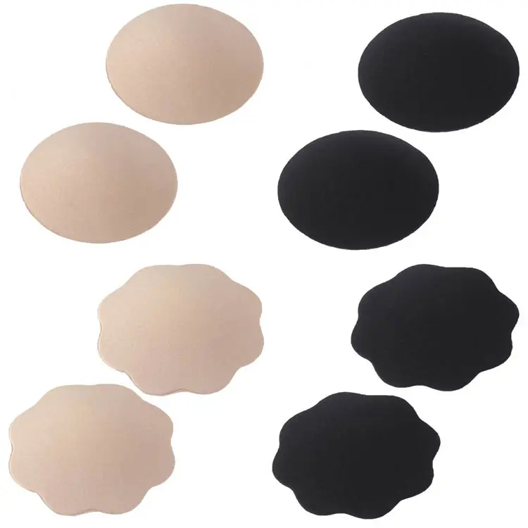 Lavabile Capezzolo Patch Sexy Tette di Silicone Spugna Adesivo Pasties Al Seno per Le Donne