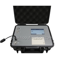 Testeur de particules et d'humidité d'huile hydraulique PPM avec classification NAS