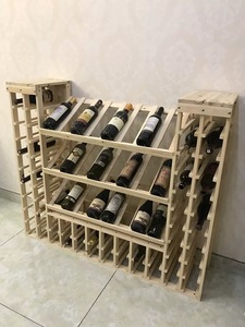 Light Luxury Multi-Layer Wood Steel Adjustable Durable Customizable Baked Enamel Finish Wine Rack <strong>Display</strong> Stand <strong>Cabinet</strong> <strong>Wall</strong> - Product Image 3