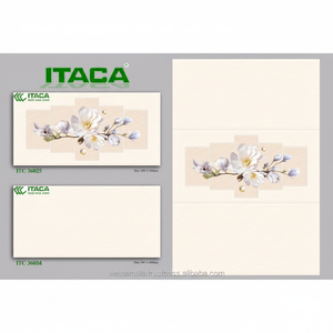 Azulejos de cerámica esmaltada antibacteriana al por mayor de CMC Vietnam para uso decorativo interior - Product Image 1