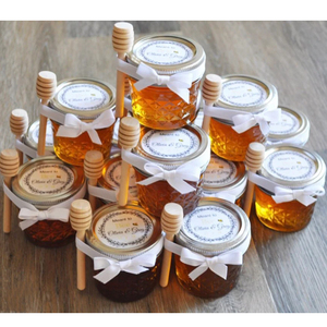Wholesale 1.5oz Empty Round Food Storage <strong>Weeding</strong> Favors Jam Jelly Canning Honey Glass <strong>Jar</strong> - Product Image 5