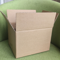 Carton ondulé personnalisé kraft emballage d'expédition brun 8X8X6 livraison boîte d'expédition avec séparateurs
