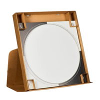 Kit d'art DIY fait main pour peinture murale suspendue 50 cm, personnalisable, sur panneau en fibre haute résistance, avec fil à clous et application mobile incluse