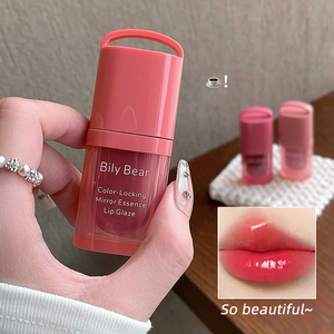 Bily Bear Lip Oil Tinted Glaze, Brillo Labial Coreano Altamente Pigmentado e Hidratante, No Pegajoso, con Acabado Dewy - Product Image 3