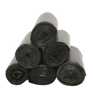 Sacs poubelles jetables en plastique LDPE/HDPE épais de haute qualité, en rouleau, 15 pièces/rouleau ou 100 pièces/emballage - Product Image 5