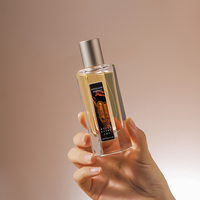 Meilleure Vente – Flacon Transparent Personnalisé avec Logo Imprimé et Capuchon Argenté Lisse pour Eau de Parfum Quotidienne, Rendez-vous Galants ou Soirées