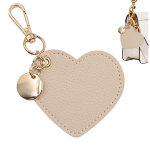 Llavero de Cuero con Forma de Corazón, Moderno, para Coche, Hogar, Bolso, Colgante, Regalo - Product Image 4