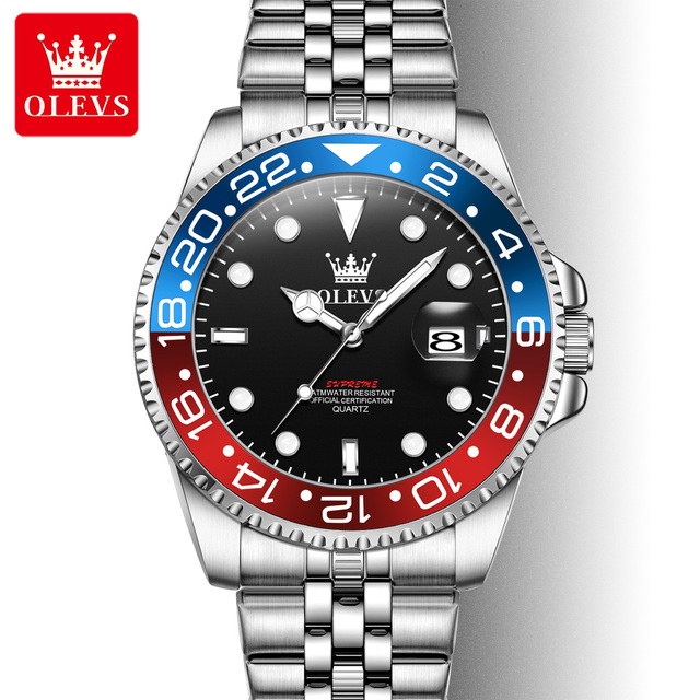 Olevs 5657 Classic Fashion Man Wrist Business Quartz Top High Quality Sport Watches for Men Waterproof Watches