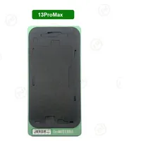 Moule de plastification LCD en silicone noir avec cadre pour iPhone 8 à 16 Pro Max Outils de réparation d'écran LCD