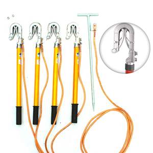 Varilla de descarga chapada en cobre a precio de fábrica, varilla de tierra <span class=keywords><strong>para</strong></span> sistema de protección contra rayos - Product Image 1