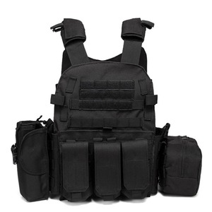 Chaleco portador de placa de camuflaje, bolsos multifuncionales para hombres, equipo al aire libre, aparejo de pecho para ciclismo, bolsa colgante, chaleco táctico - Product Image 2