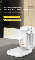 Diffuseur d'huiles essentielles commercial intelligent, contrôlé par application, fonction de minuterie murale, source d'alimentation électrique écologique