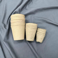 Taza de siembra de papel biodegradable, plantas de jardín, macetas de papel para vivero, taza de turba para plántulas, venta al por mayor, ecológica