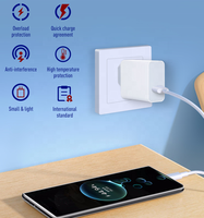 Chargeur mural USB-C OEM à marque privée pour l'Inde et l'Europe, 45W, 60W, 65W, pour Apple iPhone, Samsung, MacBook, téléphone, ordinateur portable