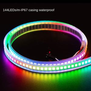 Tira de <span class=keywords><strong>LED</strong></span> RGB impermeable IP65 comercial a todo color 5V Control de voz inteligente para conectividad USB interior y exterior - Product Image 4