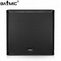 AOSHEN KW181S Enceinte active numérique de classe D de 1000 watts, caisson de basses de 18 pouces avec module amplificateur de puissance de 1000 W