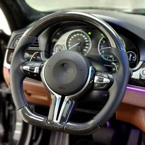 Volante de Fibra de Carbono para BMW Serie 1/2/3/4/5 X3 X5, Mejora Modificada al Estilo M3/M5, Accesorios para Volante de Coche - Product Image 3