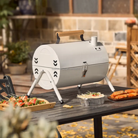 Nouveau fumeur de barbecue extérieur de table portatif de gril de charbon de bois pour le camping