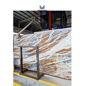 Azulejo de Mármol Natural Pulido Azul Denim de Tamaño Personalizado, Diseño Moderno y Elegante para Encimeras Modernas, Paneles Decorativos de Pared y Pisos - Product Image 2