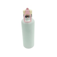 Bouteille d'eau isotherme Jiahe anti-fuite 22oz en acier inoxydable avec paille brevetée et bec verseur, design sportif écologique