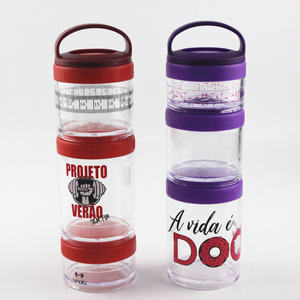 מחסנית חלבון אבקת מנעול מיכל אחסון צנצנות - Product Image 2