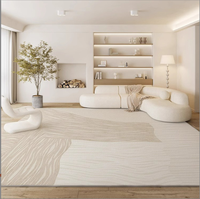 Neuer Luxuriöser Hochwertiger Polyester-Teppich für Wohnzimmer Schlafzimmer Rutschfester Dicker Gewebter Wasserdichter Rechteckiger Bodenteppich für Auto