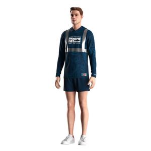 เสื้อฮู้ดดี้ตกปลาแบบมีแถบสะท้อนแสง UPF50+ แห้งเร็ว ระบายอากาศได้ดี ป้องกันแสงแดดทั้งกลางวันและกลางคืน สำหรับสวมใส่ได้ตลอดวัน - Product Image 4