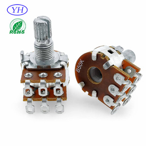 Échantillons gratuits amplificateur audio vidéo 16mm 10k 100k potentiomètre rotatif alps RK163G alpha RV16 cds radio ohm potentiomètre - Product Image 4