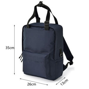 Factory Custom Sustainable Eco-friendly Fabric Recycled PET Polyester <b>Backpack</b> Durable Fashion RPET Laptop <b>Backpack</b> Bag - Product Image 2